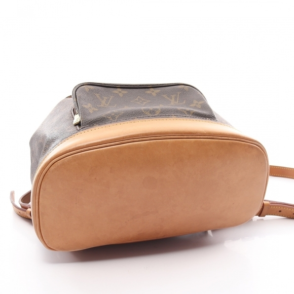 Louis Vuitton Montsouris MM Monogram Backpack Rucksack Brown - Picture 4 of 8